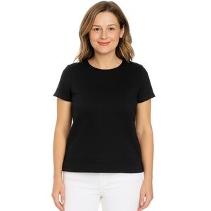 Ann Taylor Quilted Top, Black, Size SP